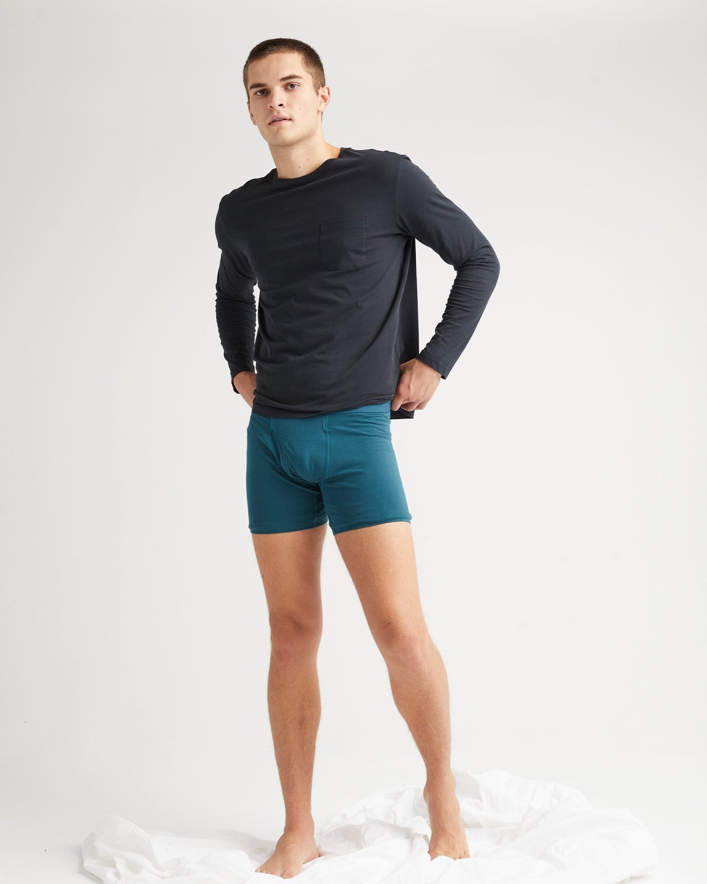 Men's Pima Pocket Long Sleeve Tee