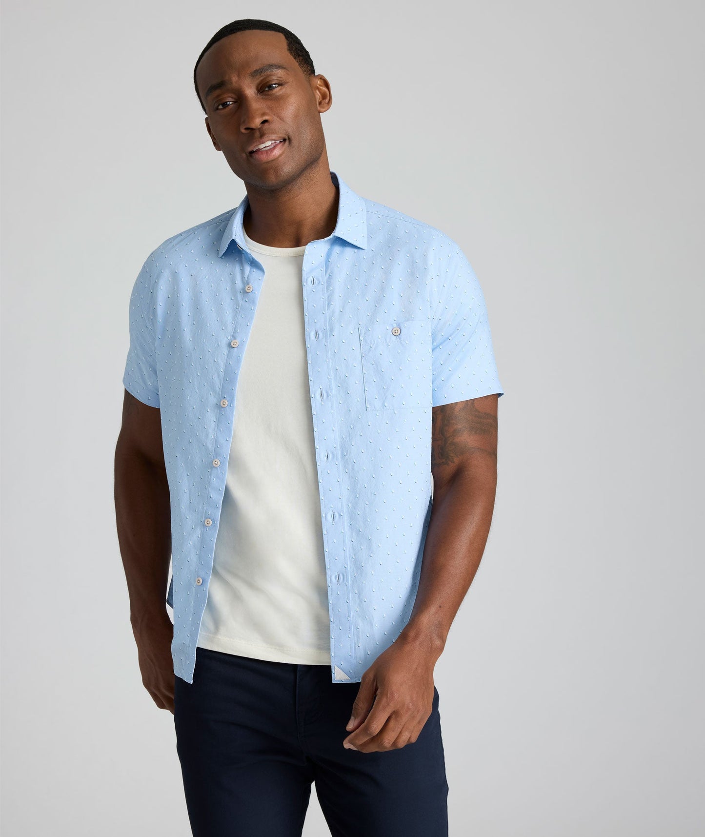 Summerweight Short-Sleeve Quinn Shirt