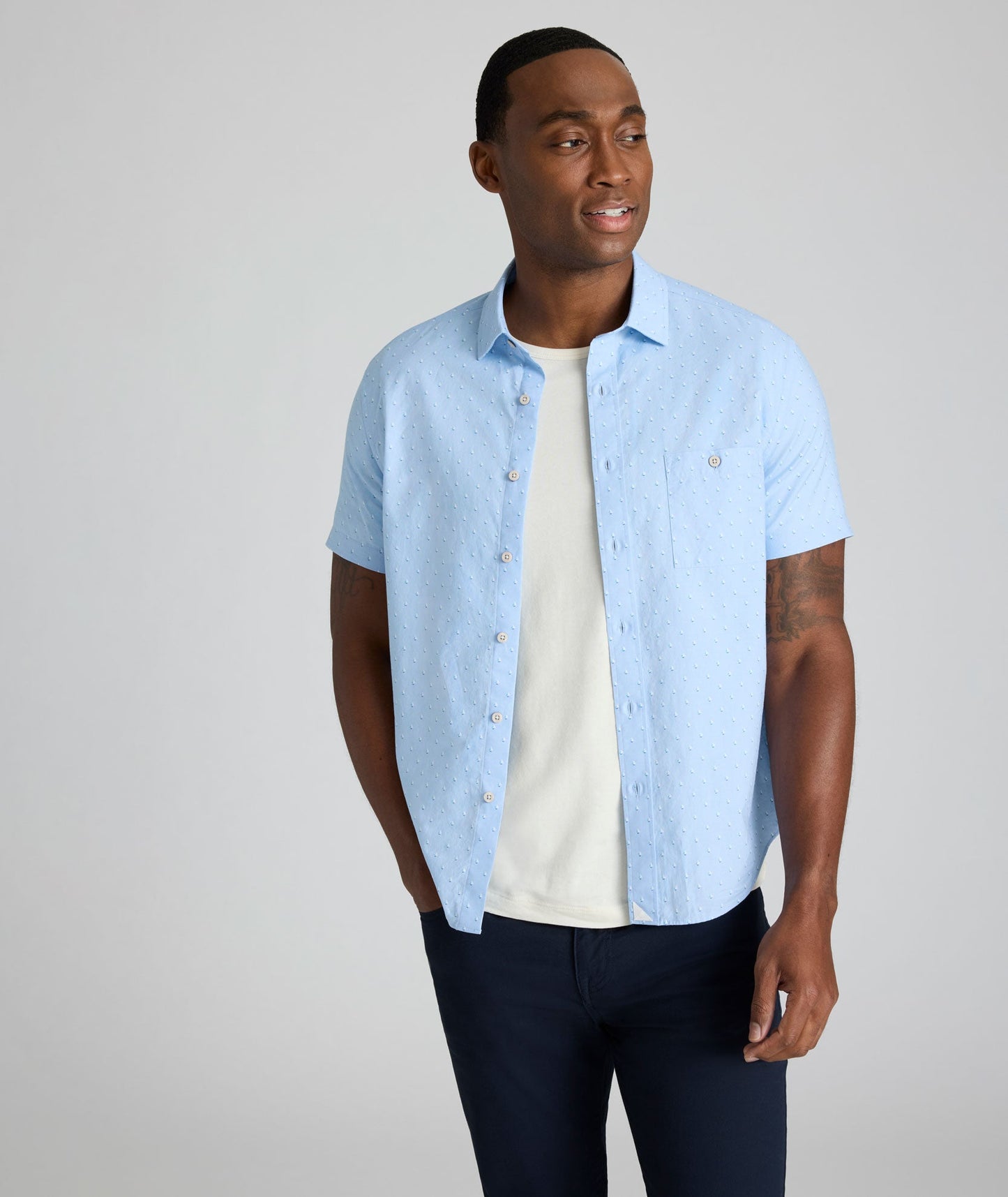 Summerweight Short-Sleeve Quinn Shirt